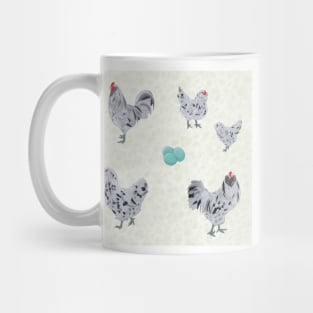 Splash Ameraucana Pattern Cream Mug